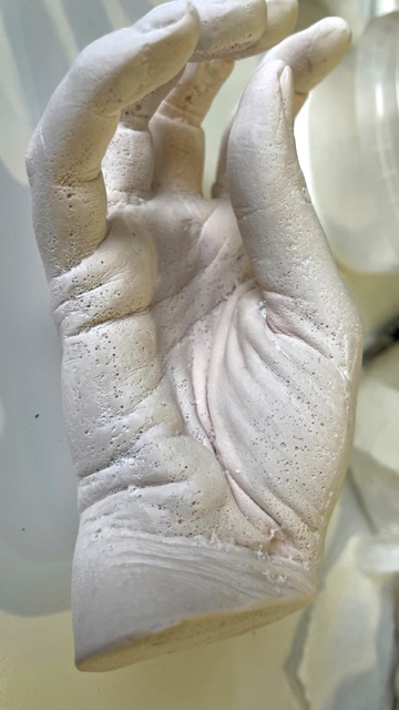 Cómo hacer un molde de yeso de tu mano  Moldes de manos, Moldes de yeso,  Esculturas de manos